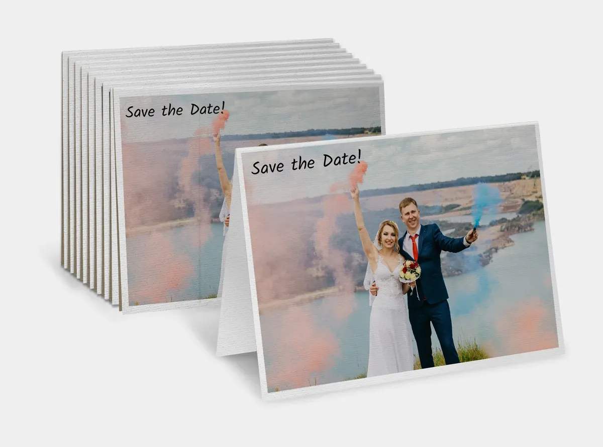 Klappkarten 10er Set - Hochzeit