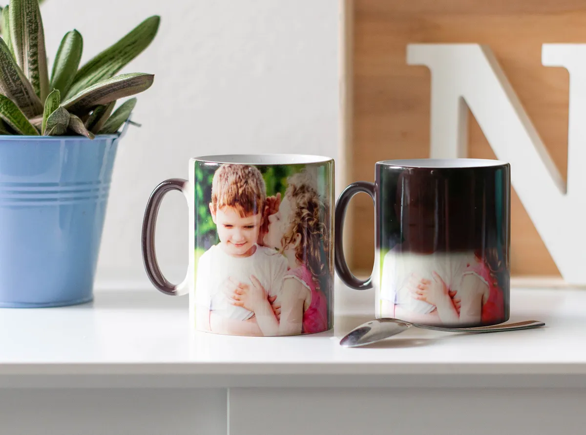 Zaubertasse mit Foto 