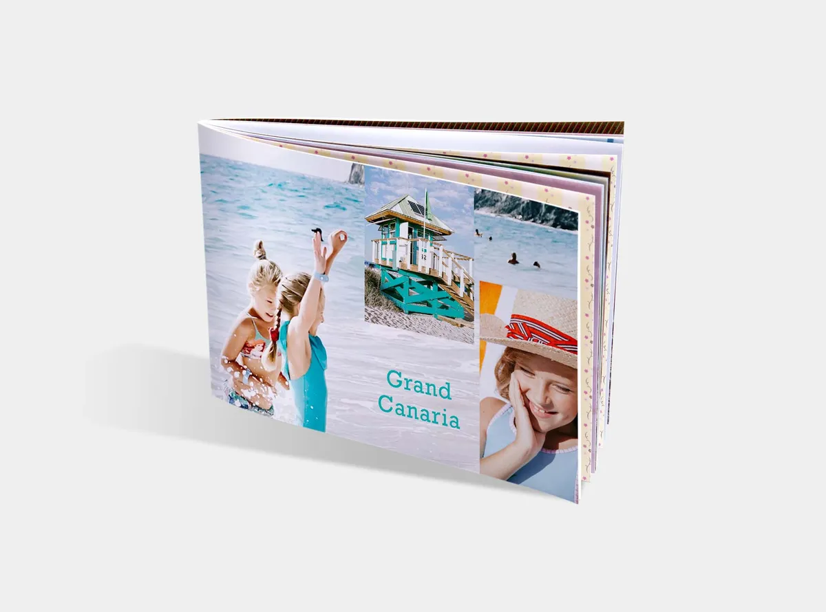 Fotoheft A6 quer mit Foto von Gran Canaria auf dem Cover