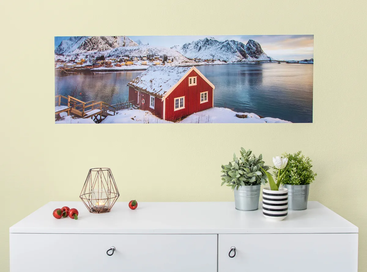 Poster von norwegischer Landschaft
